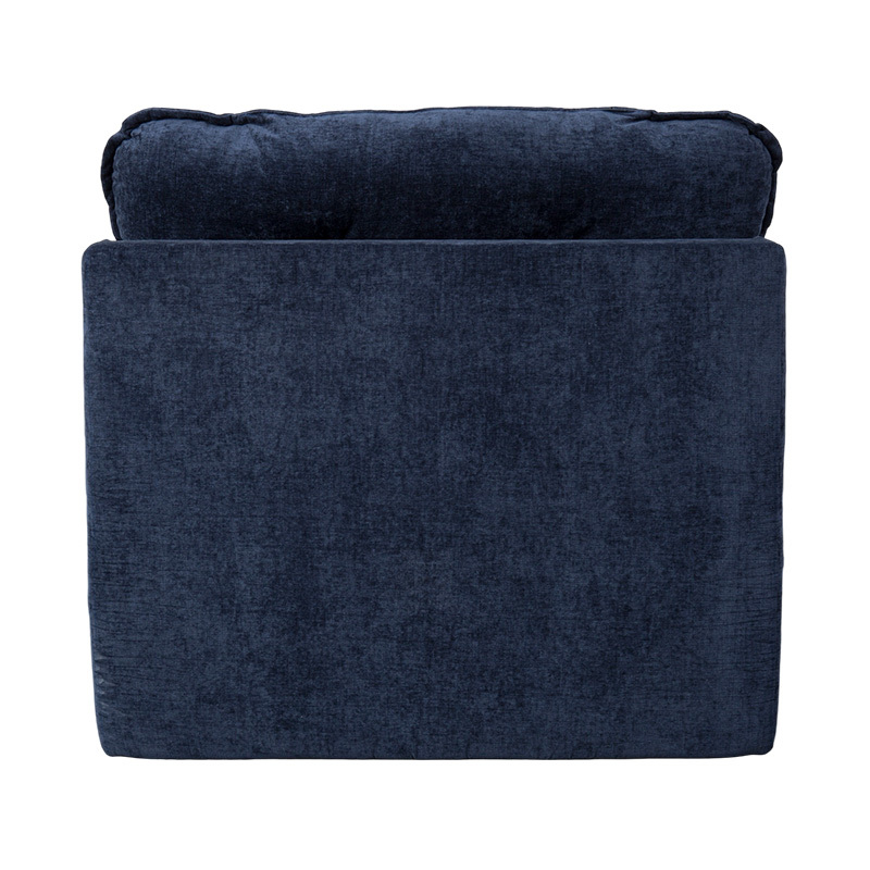 Set Sofa Berbuih Penuh Modular dalam Korduroi Biru Pedalam dengan Sandaran Kusyen dan Padanan Uthmaniyyah Set Sofa Berbuih Penuh Modular dalam Korduroi Biru Pedalam dengan Sandaran Kusyen dan Padanan Uthmaniyyah