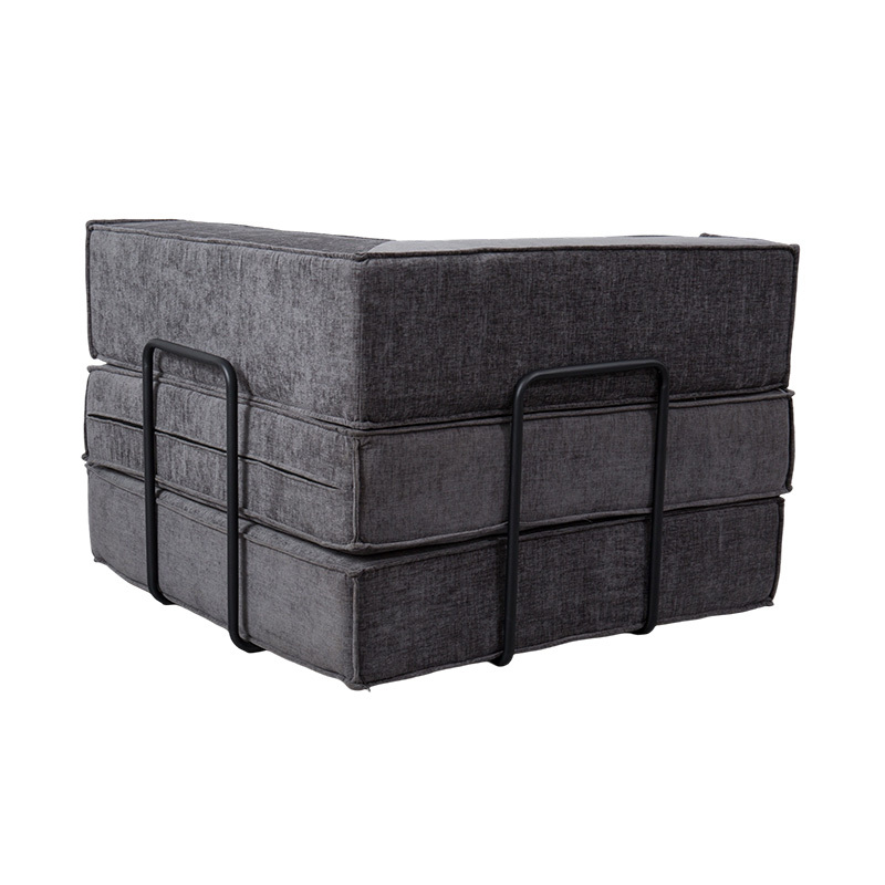 Sofa Modular Kreatif dalam Fabrik Kelabu Gelap, Reka Bentuk Buih Penuh Boleh Digabungkan Secara Bebas dan Pelbagai Fungsi Sofa Modular Kreatif dalam Fabrik Kelabu Gelap, Reka Bentuk Buih Penuh Boleh Digabungkan Secara Bebas dan Pelbagai Fungsi