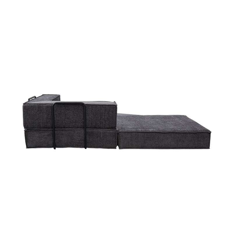 Sofa Modular Kreatif dalam Fabrik Kelabu Gelap, Reka Bentuk Buih Penuh Boleh Digabungkan Secara Bebas dan Pelbagai Fungsi Sofa Modular Kreatif dalam Fabrik Kelabu Gelap, Reka Bentuk Buih Penuh Boleh Digabungkan Secara Bebas dan Pelbagai Fungsi