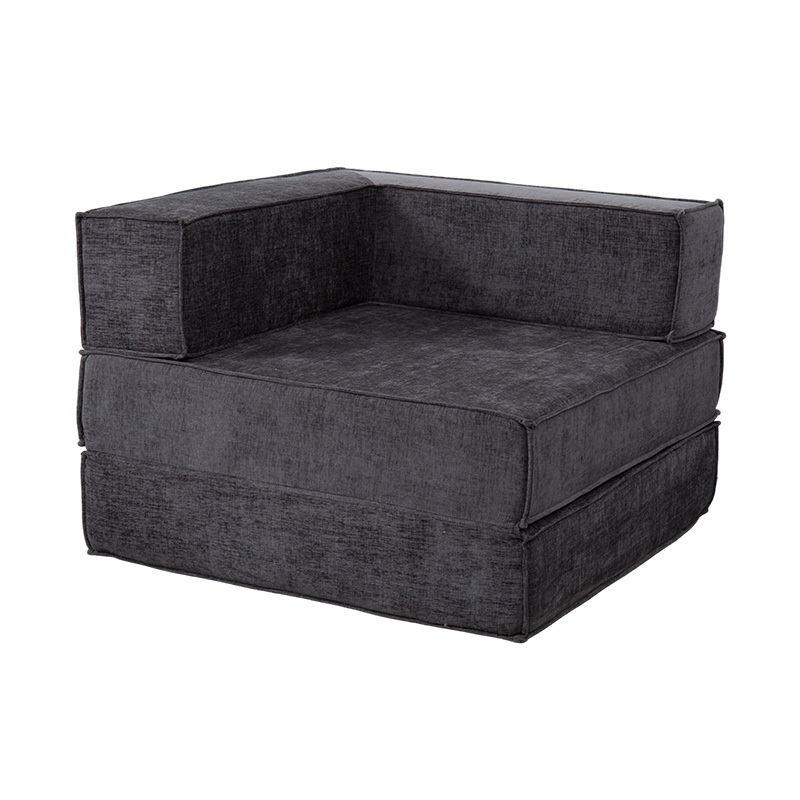 Sofa Modular Kreatif dalam Fabrik Kelabu Gelap, Reka Bentuk Buih Penuh Boleh Digabungkan Secara Bebas dan Pelbagai Fungsi Sofa Modular Kreatif dalam Fabrik Kelabu Gelap, Reka Bentuk Buih Penuh Boleh Digabungkan Secara Bebas dan Pelbagai Fungsi