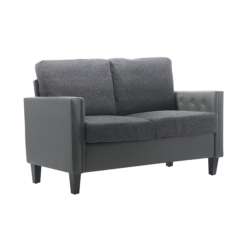 Sofa Kulit Tampalan Bintang Biru Tua