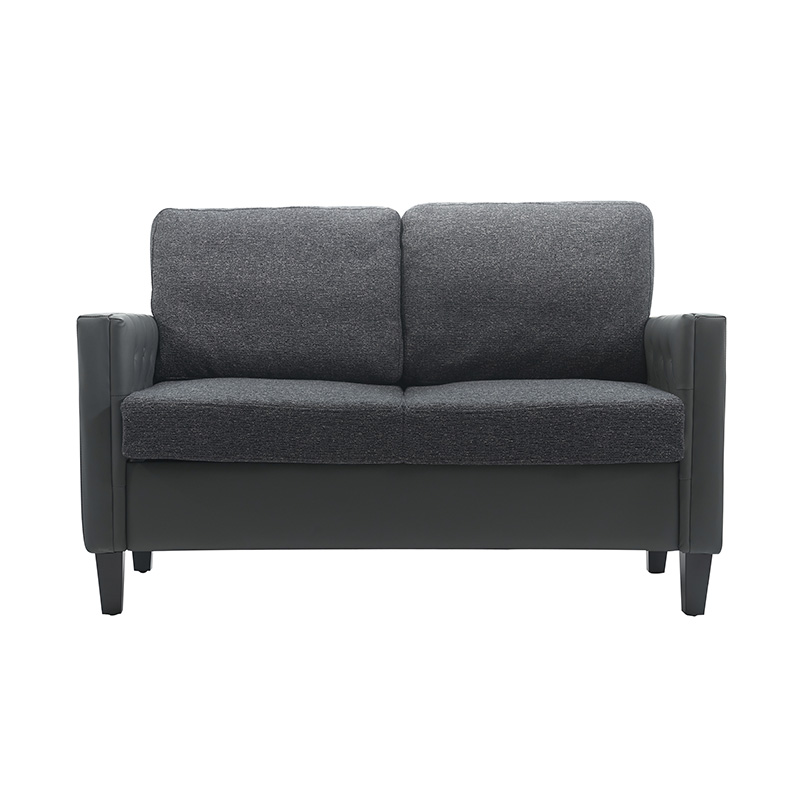 Sofa Kulit Tampalan Bintang Biru Tua