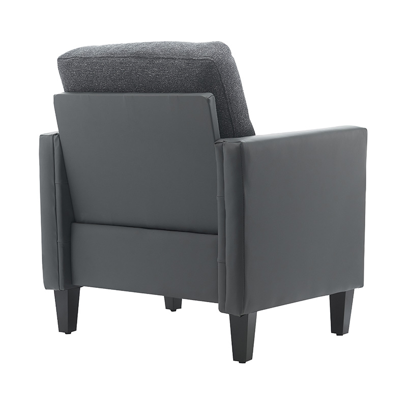 Sofa Kulit Tampalan Bintang Biru Tua